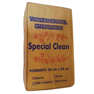 Papel Toalha Interfolha Special Clean papel para banheiro cozinha Branco 1000 Folhas (2)