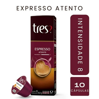 Capsula de Cafe Tres Coracoes - ESPRESSO ATENTO - 10un