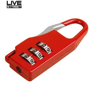 Mini Cadeado Com Combinação De 3 Dígitos De Segurança Seguro Para Viagem/Bagagem (5)