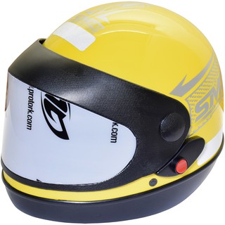 capacete de moto Motoboy Novo Sm Sport 788 Moto San Marino Pro Tork Amarelo 58