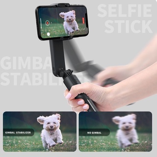 KEELEAD Selfie Stick Tripé Gimbal Estabilizador Balanço Automático Com Luz de Enchimento Bluetooth Remoto Para Smartphone IOS Android Phone (2)