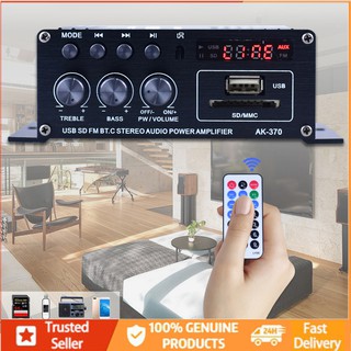 Mini Amplificador De Potência De Áudio Ak370 Portátil Amplificador De Som Amp Para Carro E Casa (1)