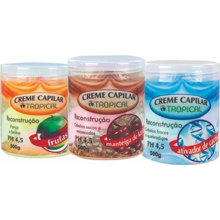 kit creme Capilar Frutas/ karatê / cachos
