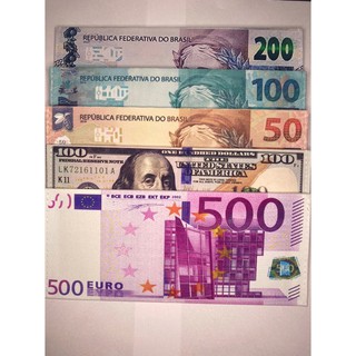 Carteira Notas Dólar Real Euro (4)