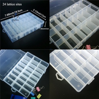 Caixa Organizadora De Plástico Para Bijuterias/Contas/Compartimentos (7)