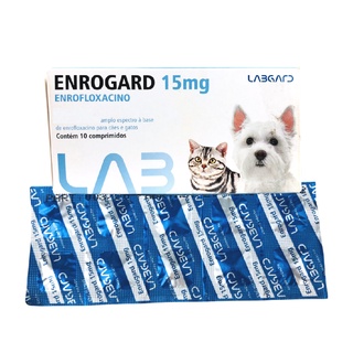 Enrogard P/ Cães E Gatos 15mg - Labgard Original