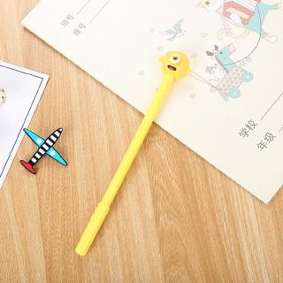 12pcs Creative Stationery Student Gel Pen Cute Cartoon One Eye Long Water Pen Office Supplies Signature Pen Wholesale (5)