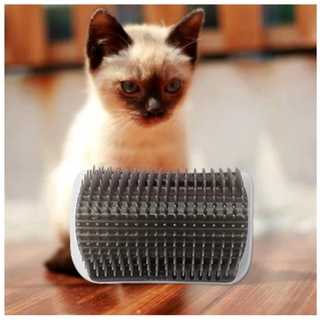 Escovadeira Escova Pet Tira Pelos Gato Catnip Parede Massagem Brinquedo Coçador (6)