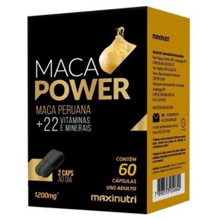Maca ´Peruana Power 1200mg + vitaminas E Minerais 60 Cáps