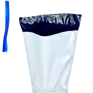 100 Envelope Plástico de Segurança 12X18 Branco Com Lacre - Saco Plástico / Correios / E-Commerce / Pronta Entrega (5)