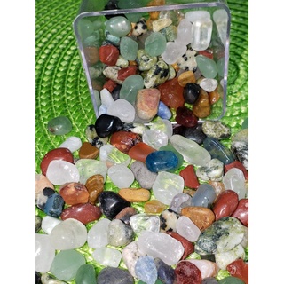 Caixinha da felicidade - mix de cristais e pedras naturais