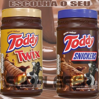 Achocolatado Toddy EDIÇÃO ESPECIAL LIMITADA Sabor Snickers OU Twix 350g - UNIDADE