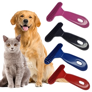 Rasqueadeira Escova Plástico para Pet Gato e cachorro (1)