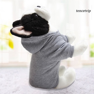 [Vip]Fashion Solid Color Warm Puppy Dog Hoodies Sweater Coat Sweatshirt Pet Clothes (6)
