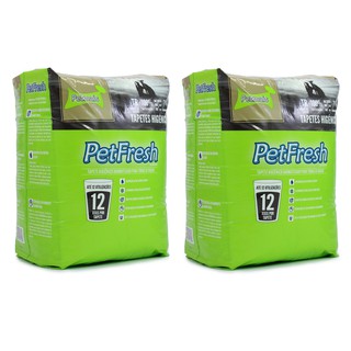 2 Pacotes Tapetes Higiênicos para Cachorro Perfumado Petfresh Petmais com 7 unidades 80x60 cm