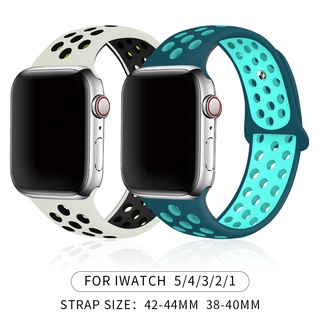 Conjunto de alças compatíveis com Apple Watch de 38mm 40mm, pulseira de substituição esportiva de silicone macio compatível com iWatch Series 6 5 4 3 2 1 SE macho feminina 44MM 42MM Pulseira+Capas (3)