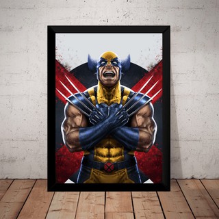 Quadro Wolverine Logan Arma X-men Marvel Hq Arte (1)