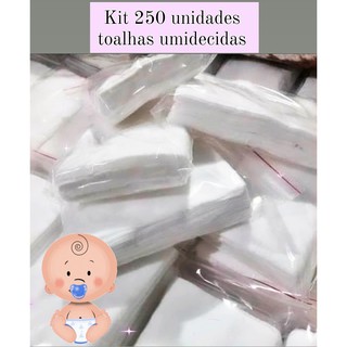 Kit Toalhas umidecidas 250 unidades | toalhinhas para o dia a dia | lenço umidecido - 5 pacotes. REFIL. (1)