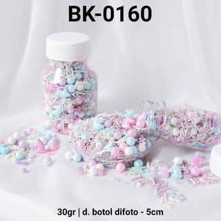 Bk-0160 Sprinkles sprinkle sprinkle 30gr 30gr Cor Unicórnio pastel