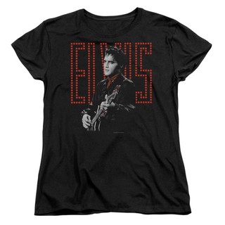 Camiseta Preta Elvis Presley Red Guitaran Licenciada Dia Dos Pais