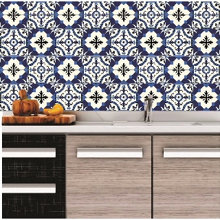 Papel Parede Para Cozinha Azulejo Português Lavável decoração
