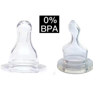 Bico de Mamadeira Silicone Ortodôntico Assimétrico e Convêncional 0% BPA