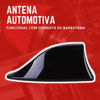 Antena Automotiva Barbatana De Tubarão AM/FM Funcional