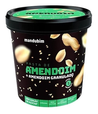Pasta De Amendoim Granulado Mandubim 450g