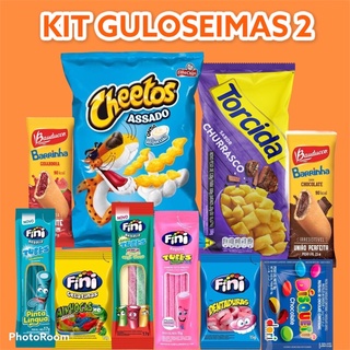 Kit Guloseimas 2! Com 10 itens! Pronta Entrega, Cestas e Presentes Criativo Amigo Secreto natal