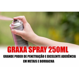 Graxa Spray Alta Aderência 250ml Mundial Prime Para Motores Roldanas Cabo de Aço (4)