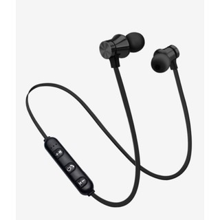 Fone de Ouvido Estéreo com Bluetooth Magnético Esportivo com Microfone HD sem Fio / Earbuds / Headset para Android/iOS