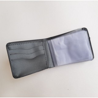 carteira masculina slim em couro sintetico com metal envio imediato (8)