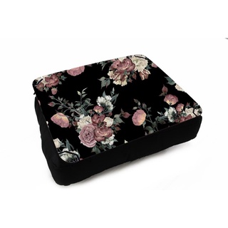 Almofada Bandeja para Notebook Laptop use Sala Quarto Personalizado Floral com fundo