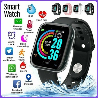 Y68 Bluetooth Smart Watch With Fitness Monitor/Blood Pressure/Heart Rate Male
