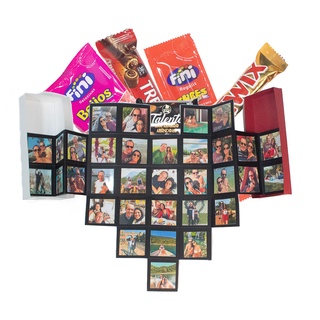 Kit caixa XOXO com doces - Presente, Chocolates, Surpresa, Dia dos Namorados