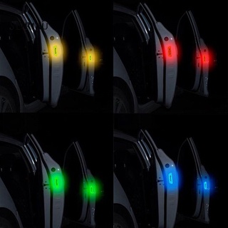 4 Pçs Faixa Reflexiva Automotiva Adesiva de Sinalização de Porta Aberta de Segurança Luminosa para (7)