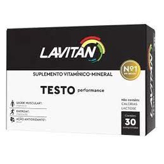 Lavitan Testo Performance Vitamina Testosterona + Vitalidade + Imunidade 30 Comprimidos. Cimed