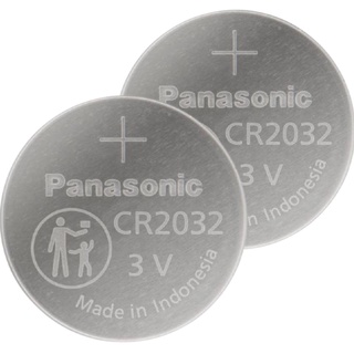 2 bateria moeda cr2032 2032 Panasonic 3V pilha de controle remoto placa mãe balança (1)