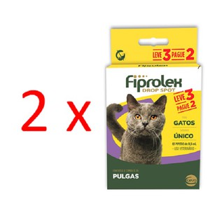 2 Fiprolex Gatos Kit Antipulgas Ceva Leve 3 Pague 2