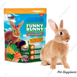 Ração para Hamster e Porquinho da Índia Funny Bunny Delicias da horta 500G