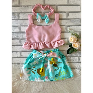 blusa + saia + tiara moda infantil blogueirinha para meninas (6)