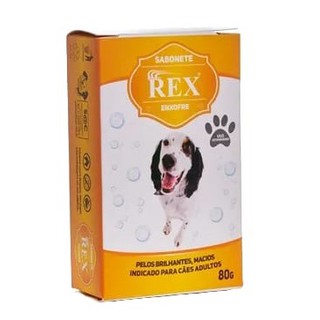 Sabonete De Enxofre Para Cachorro Pet Cães REX 80g