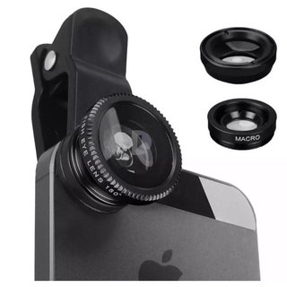Lente Universal Olho De Peixe Clip Lens Para Fotos Celular
