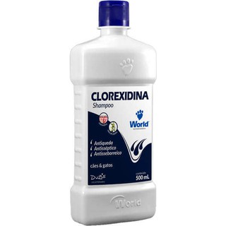 Shampoo Clorexidina Para Dermatite Canina E Coceira 500 Ml