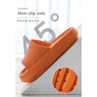New Japanese 4.5cm thick-soled new 2021 soft slippers for men and women in summer bathroom non-slip bath sandals thick-soled household indoor slippers (8)