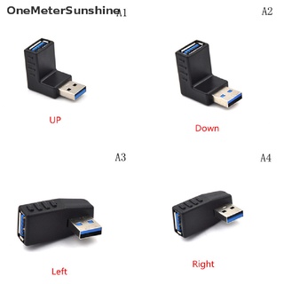OMS Adaptador USB 3.0 Macho Para Fêmea Conector De Extensão Em Formato De L