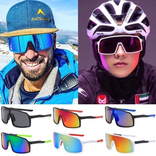 Novo Estilo Óculos De Sol De Sol Esportivo fashion Colorido À Prova De Vento E Colorido Para mountain bike / Pesca (1)