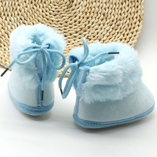 Baby Girl Booties Winter Soft Soled Keep Warm Toddler Meninas Meninos Sapatos De Berço (6)