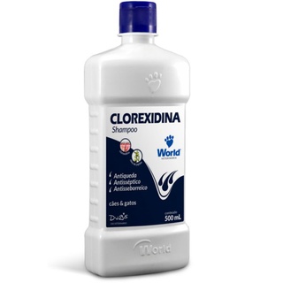 Shampoo World Veterinária Dug's Clorexidina Cães Gatos 500 ml