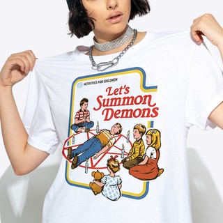 Camiseta Unissex Let's Summon Demons Aesthetic Tumblr